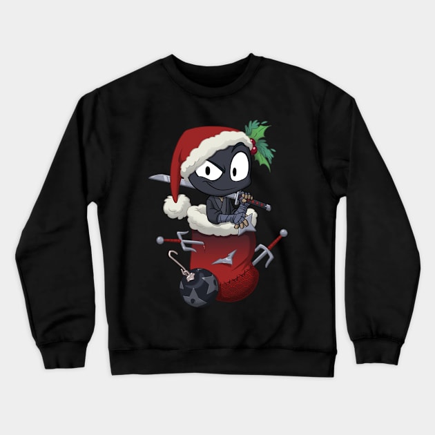 Stocking Stuffer: Ninja Crewneck Sweatshirt by Dooomcat